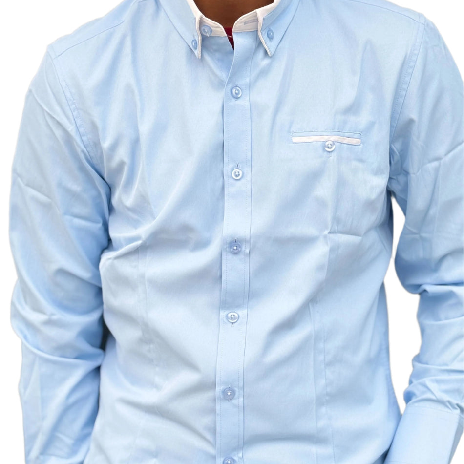 INSTOCK-Men’s Slim Fit Plaid Shirt – Wrinkle-Free & Stylish