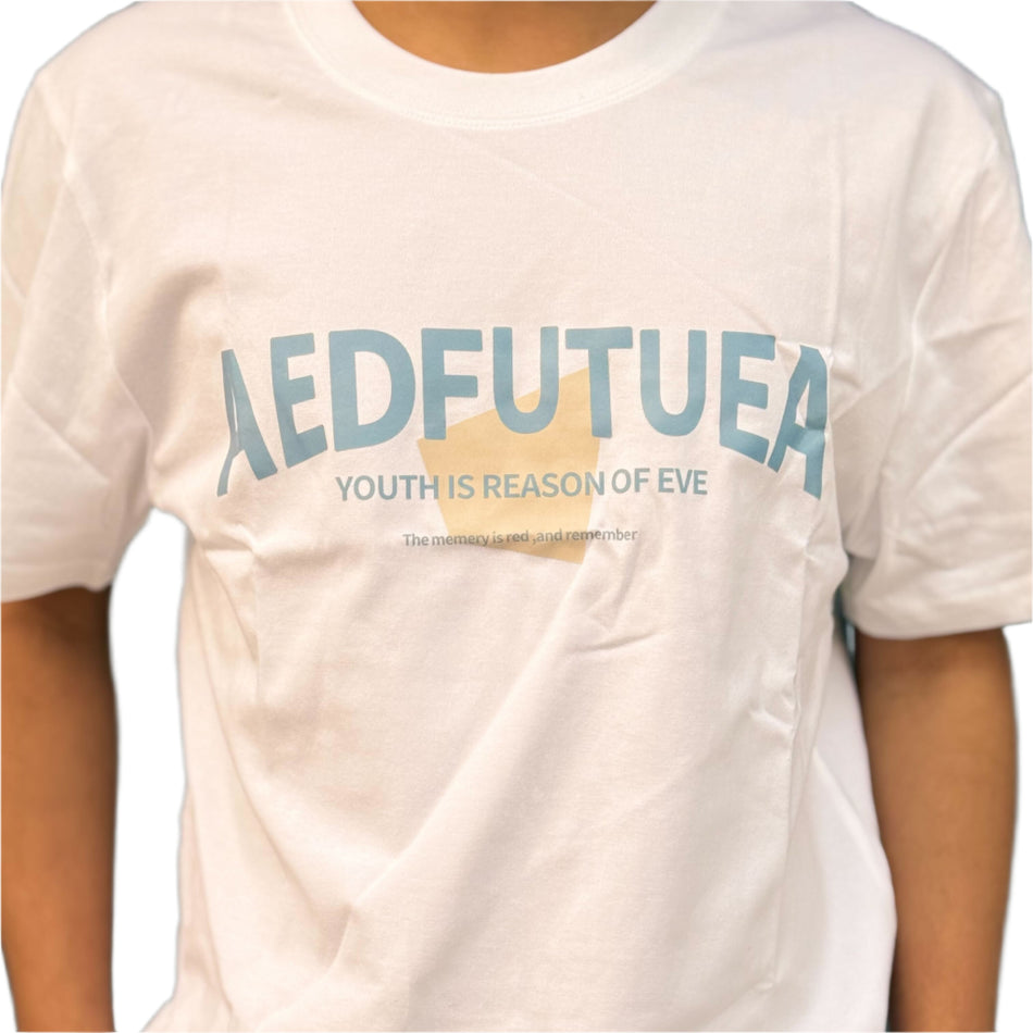 INSTOCK Men’s Loose Cotton T-Shirt – Casual Letter Print