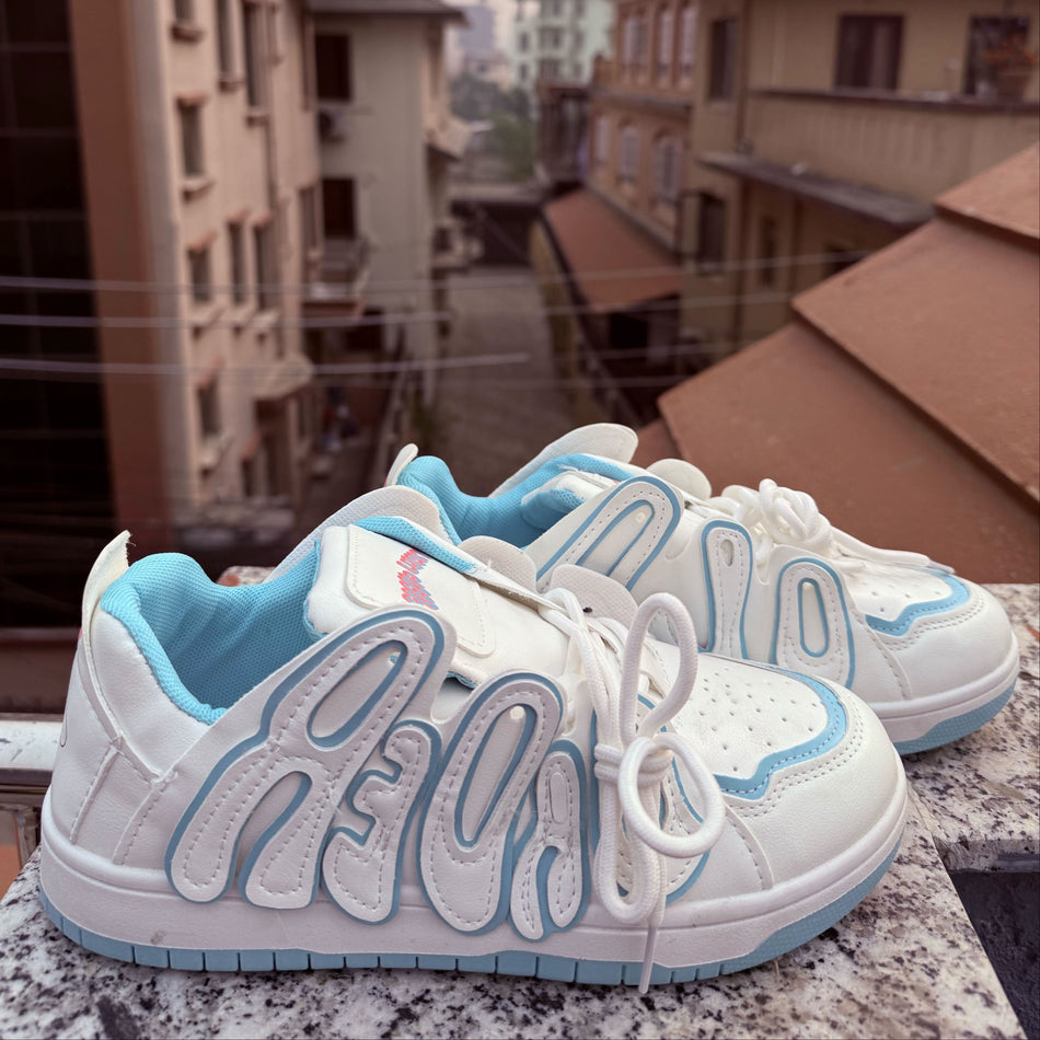 INSTOCK - Niche High Street Cartoon Bread Sneakers – Trendy &