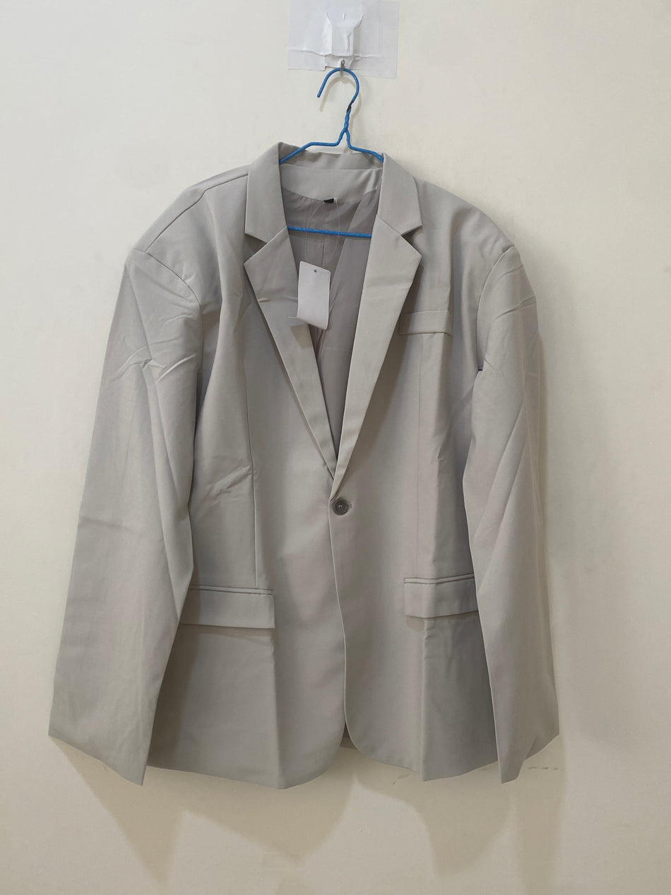 STOCK-Slim-Fit Korean Men’s Casual Suit Jacket – Spring Business