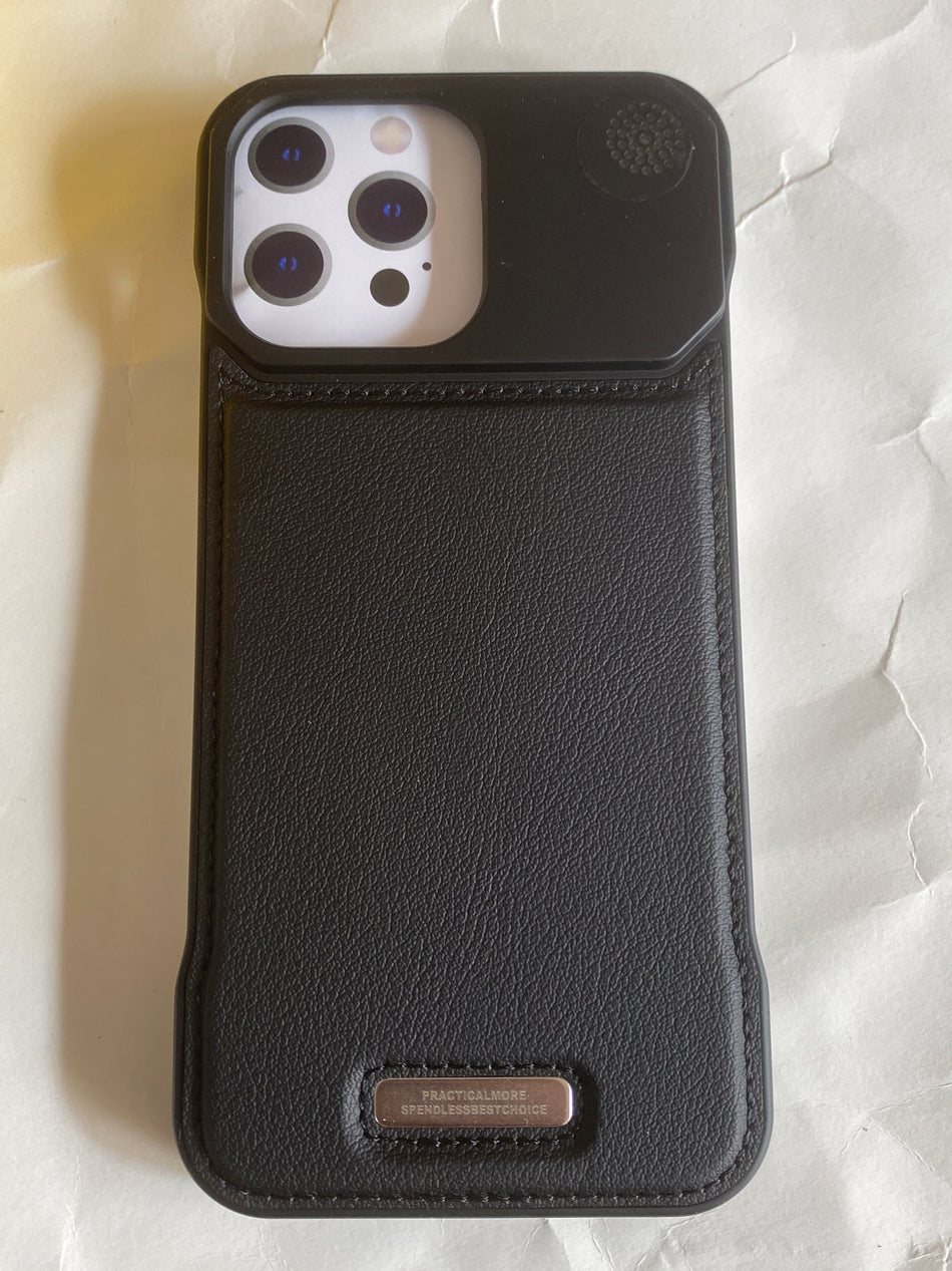 INSTOCK-Frameless Magnetic Leather iPhone Case – Anti-Fall Design