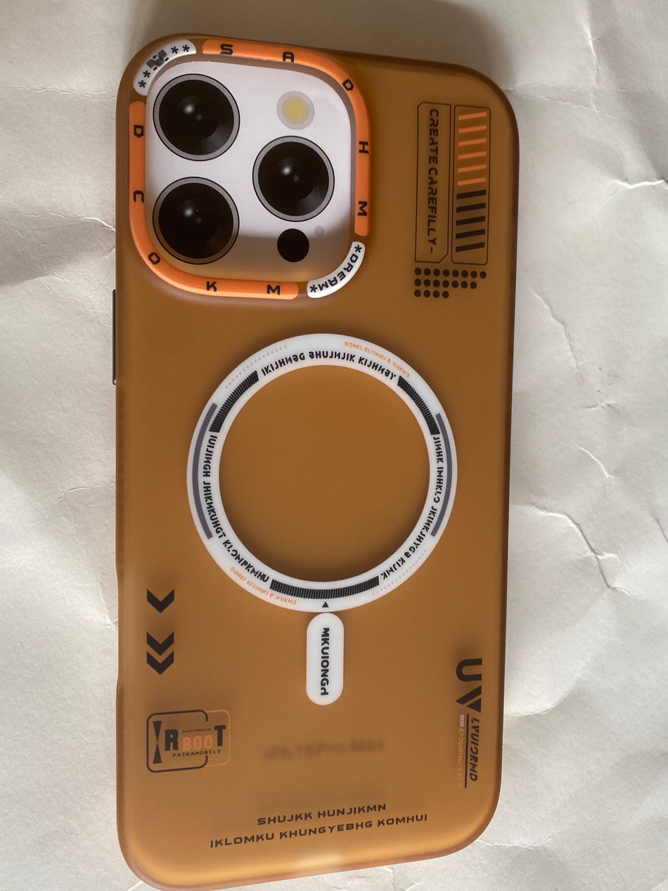 INSTOCK-Frosted Skin Feel Magnetic Suction Case for iPhone 16 Pro