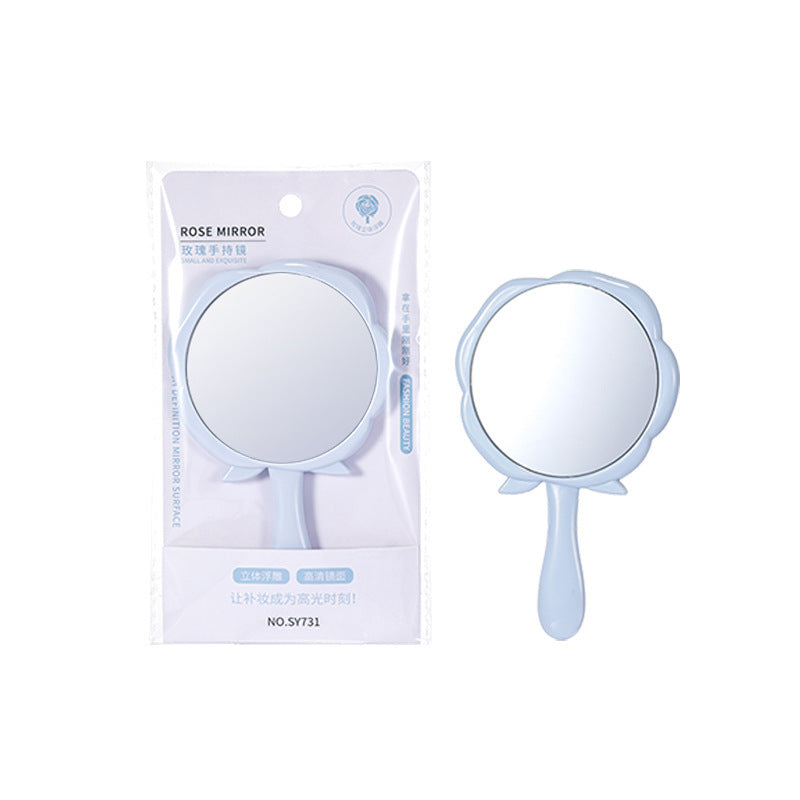 Rose Handheld Mirror | 3D Portable Makeup
