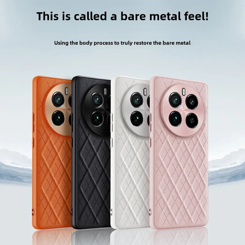 GT5 Pro Leather Case – Rhombus Design for Elegant Women