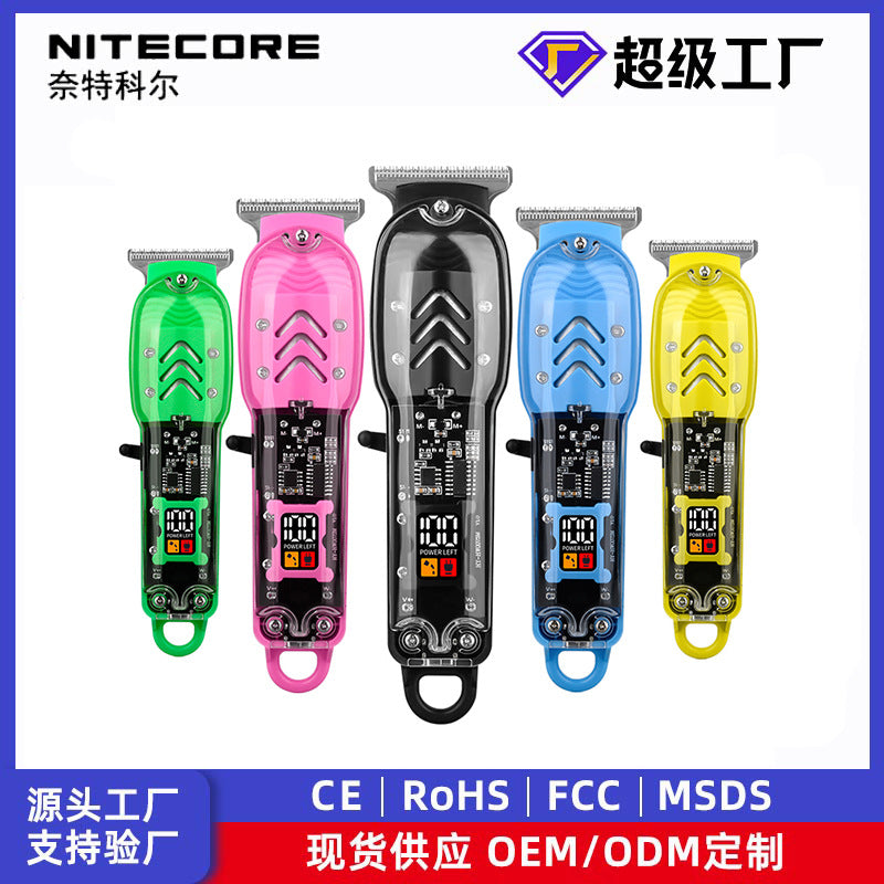 Transparent Self-Cut Hair Clipper – HW-TJ007 Pro Tool