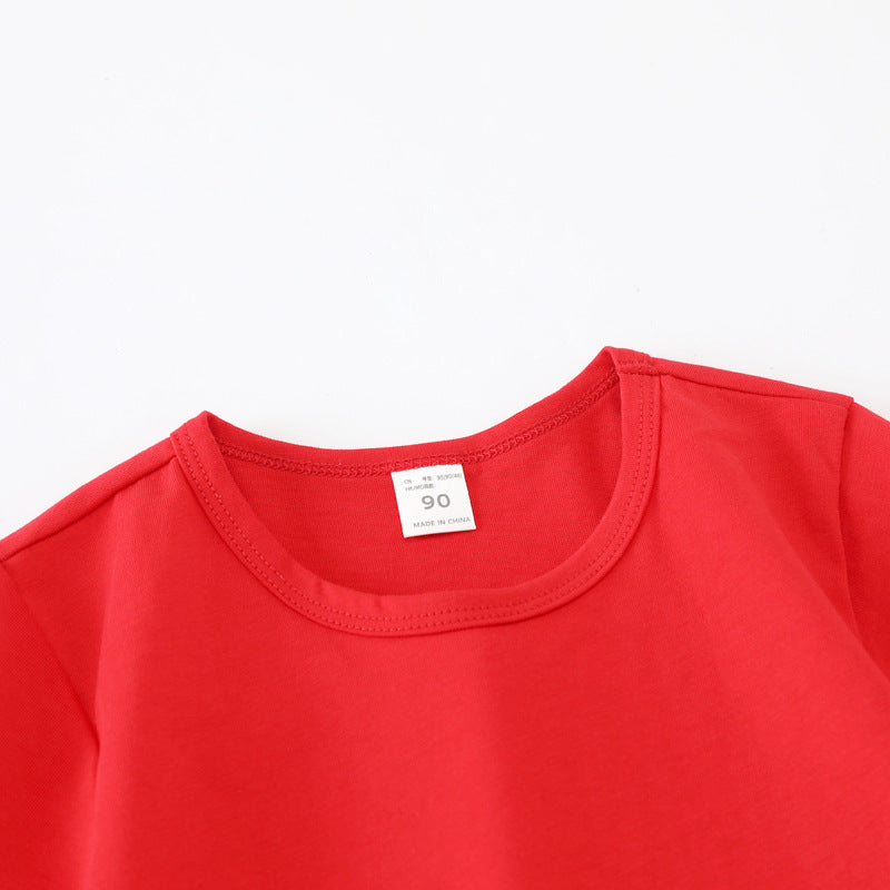 Boys Pure Cotton Short Sleeve Summer T Shirt Soft Kids