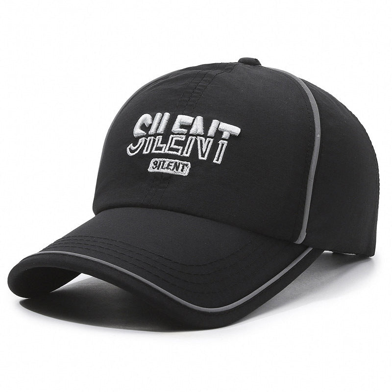 Unisex Korean Style Embroidered Casual Baseball Cap