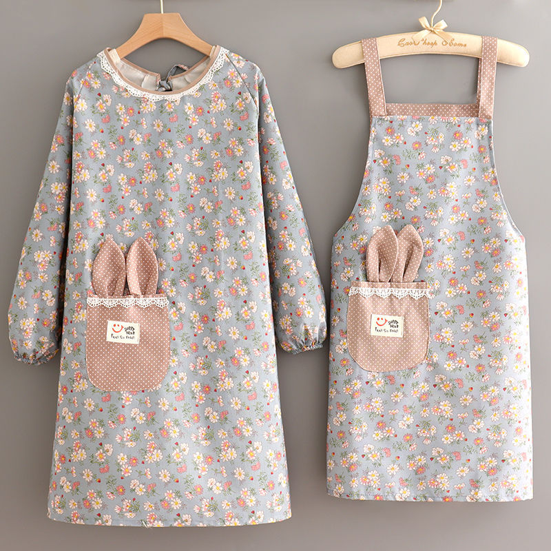 Durable Full-Cover Kitchen Apron for Home Cooking