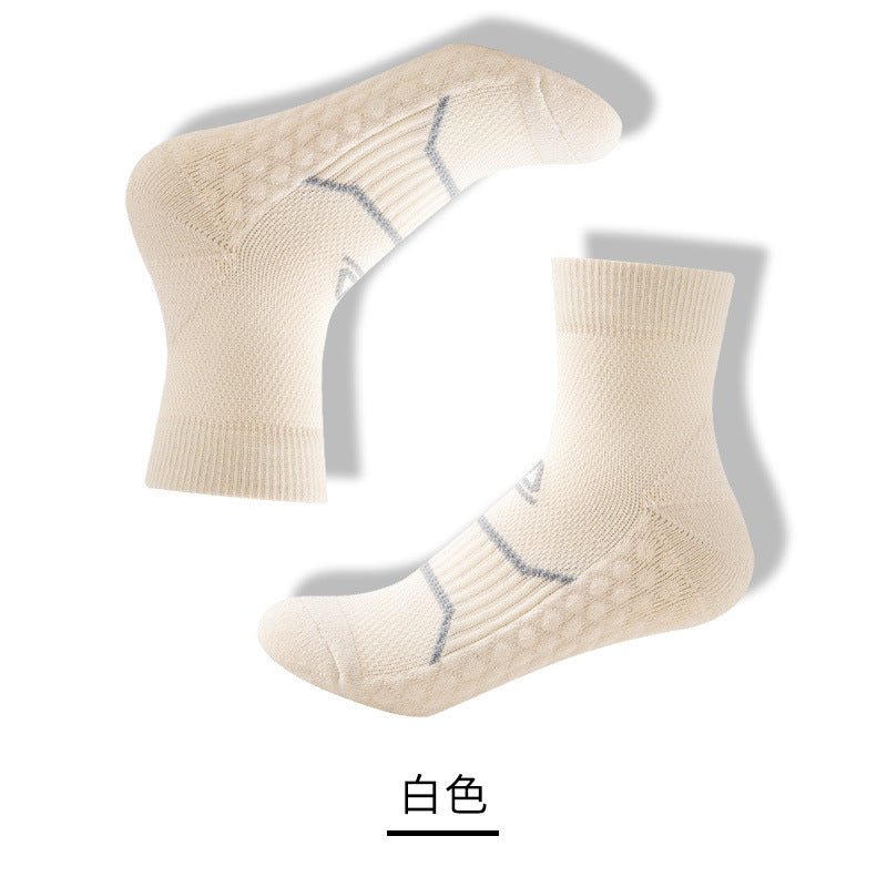 (7-Pack)- Sports Mens Socks – Thickened Towel Bottom