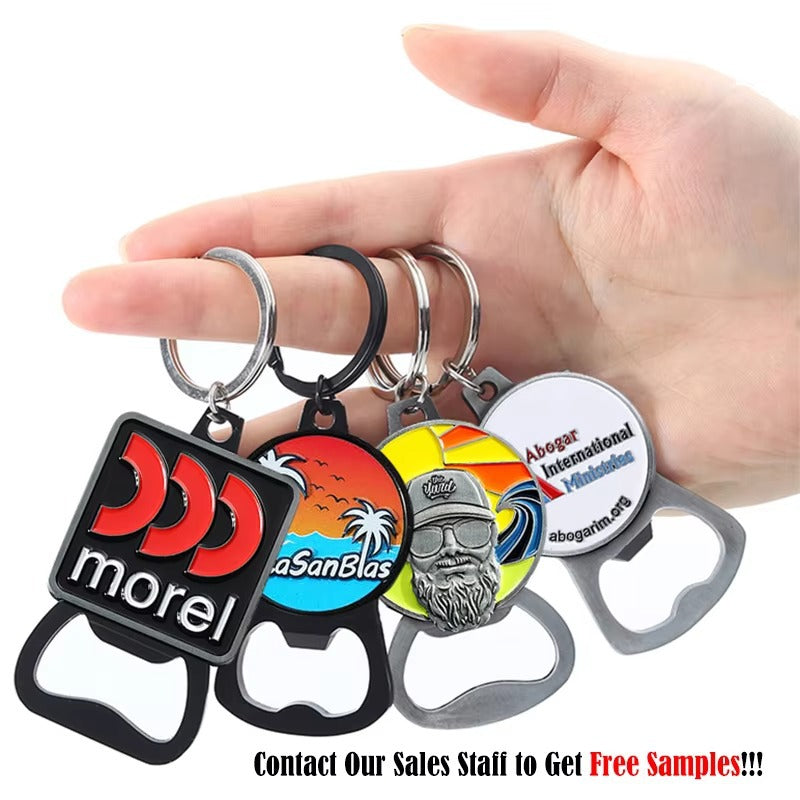 Custom Metal Keychain Bottle Opener – Sports Pendant
