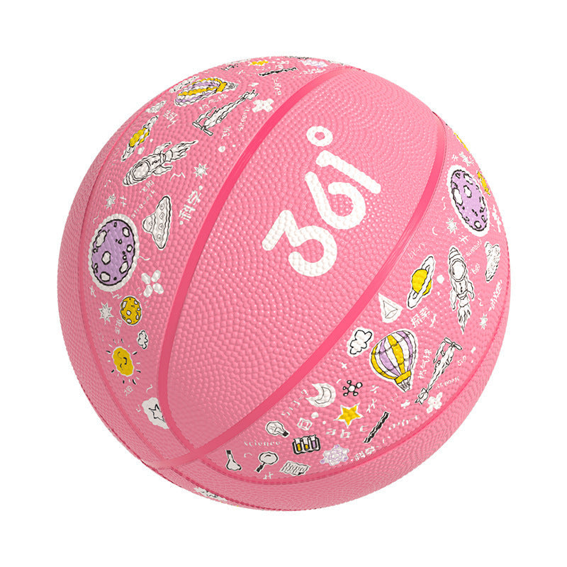 361 Kids Basketball No.5–7 Indoor Outdoor Durable Blue Ball