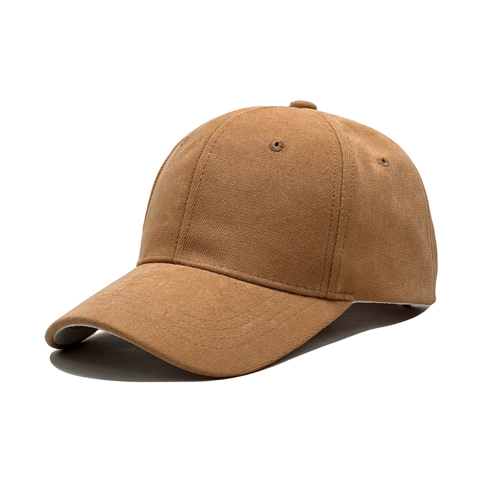 Solid Color Blank Baseball Cap for Custom Logo Design
