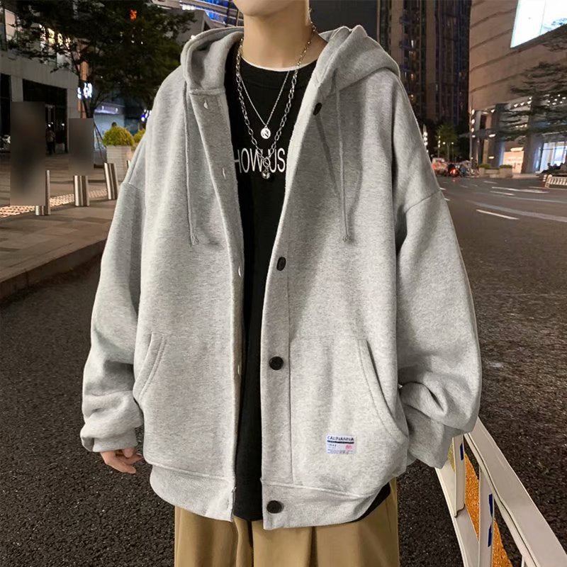 STOCK-Autumn & Winter Men’s Hooded Cardigan Sweater