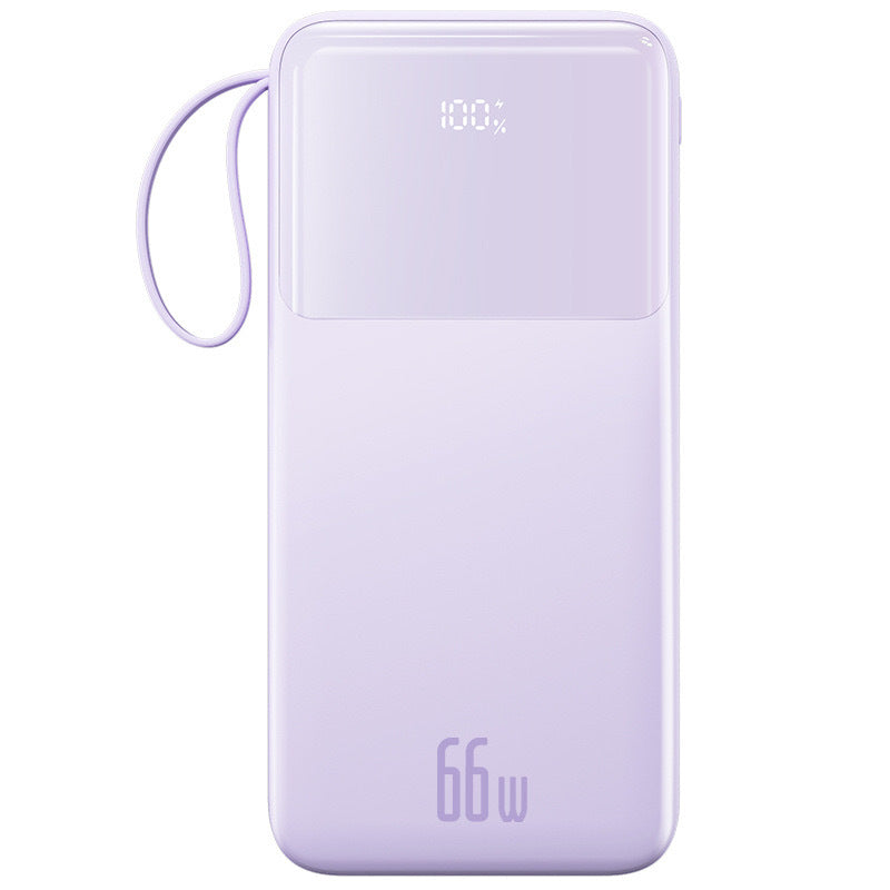 66W Fast Charging Power Bank 20000mAh with Cable