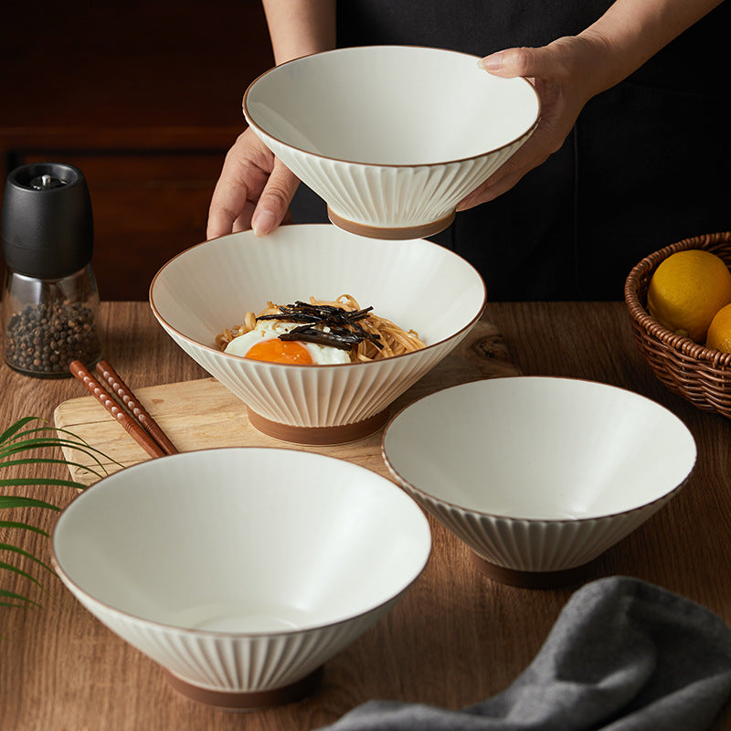 Pearlescent Ceramic Ramen & Soup Bowl ( 2 pc)