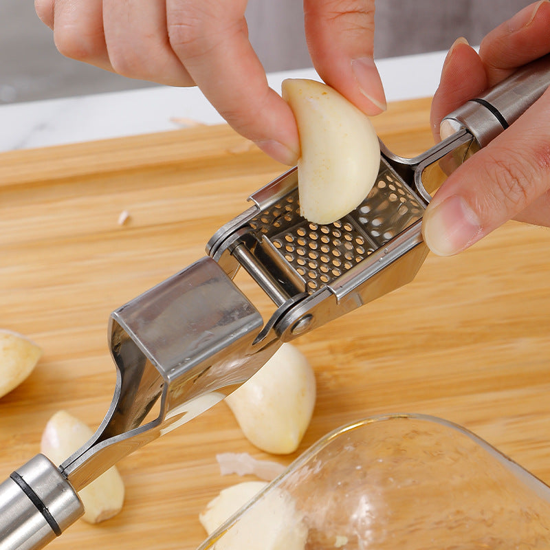 304 Stainless Steel Garlic & Ginger Press Gadget