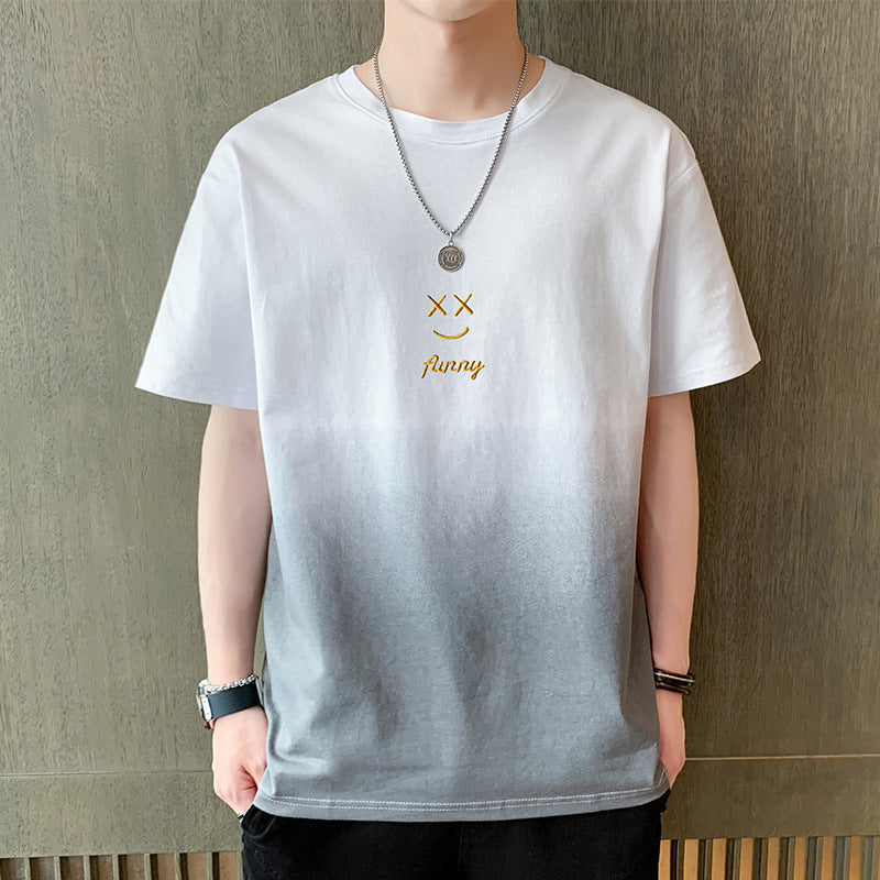 Men’s Loose Ice Silk T-Shirt – 2024 Summer Fashion