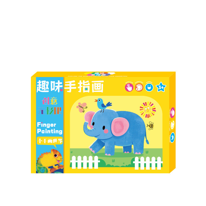 24-Color Finger Painting Set – Baby & Kids Art Toy