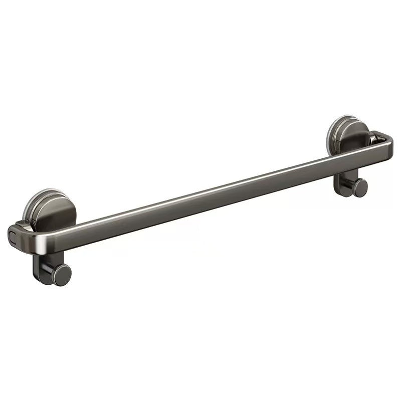 Suction Cup Foldable Bathroom Towel Rack Wall-Mounted Rod