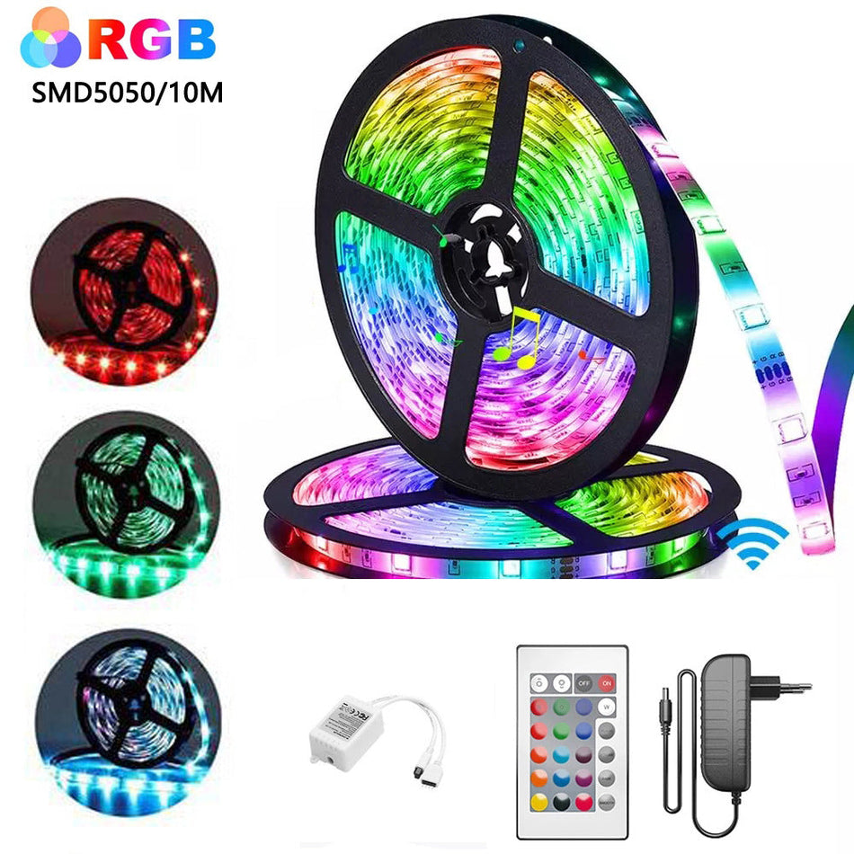 5050/2835 RGB LED Light Strip – Infrared, WiFi & Blueto