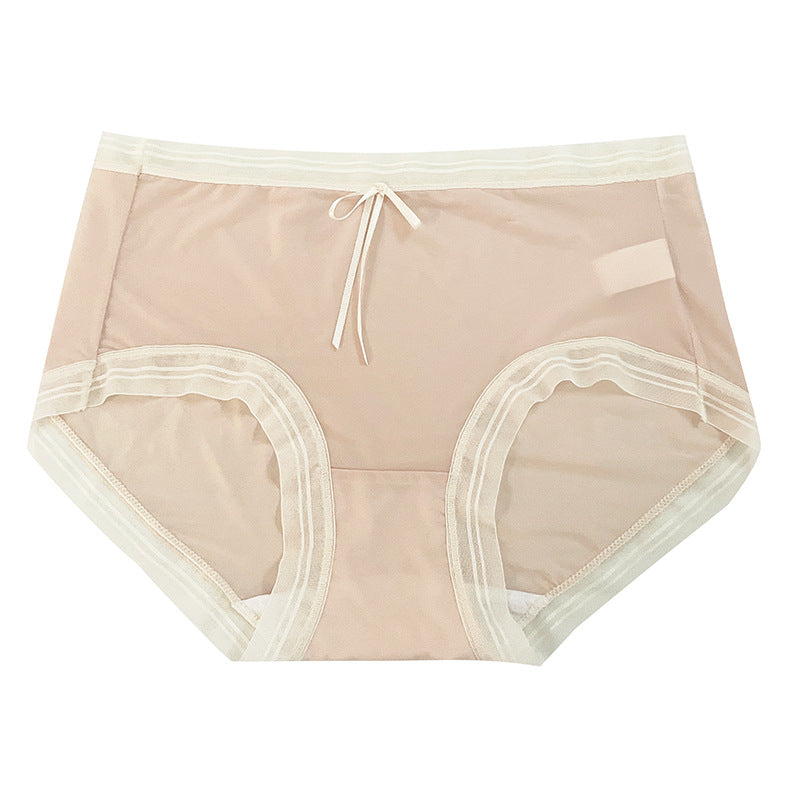 Plus Size Lace Ice Silk Underwear Pack of 6