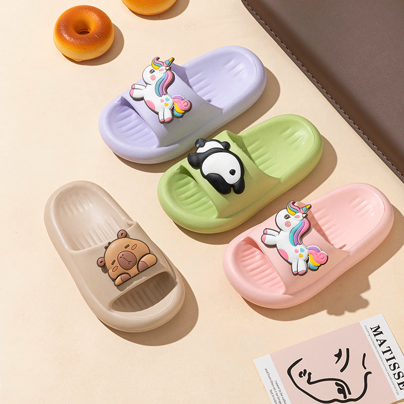 Kids’ Unicorn Slippers Summer Non-Slip Indoor Sandals