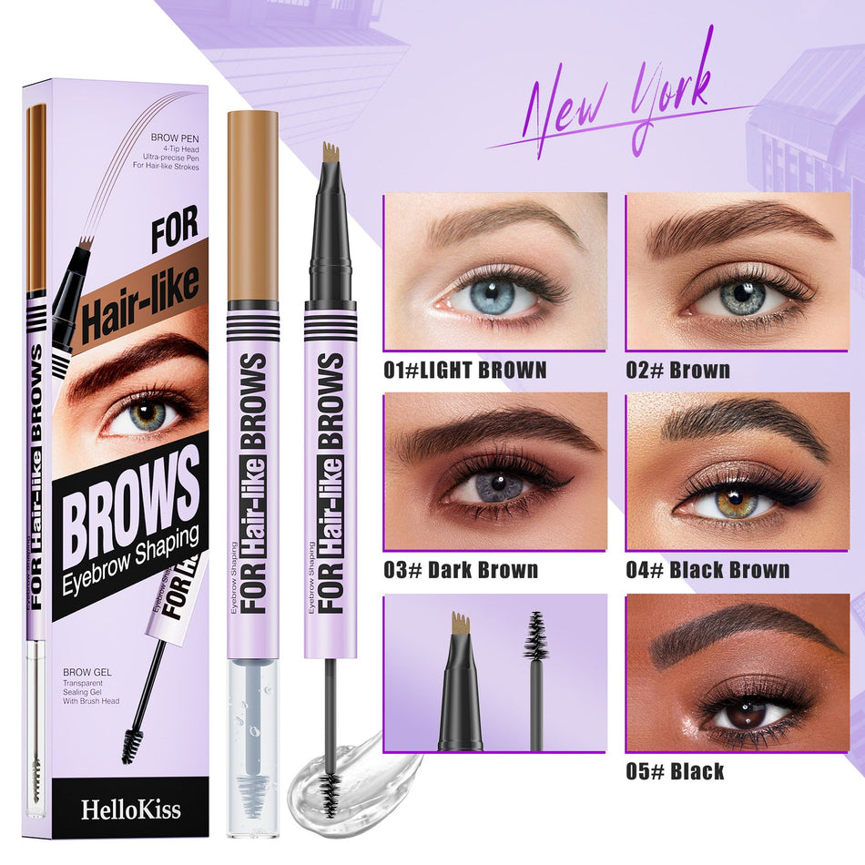 Hellokiss Double-Head Liquid Eyebrow Pencil & Gel