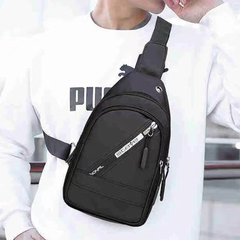Trendy Men’s Lightweight Crossbody Chest Bag