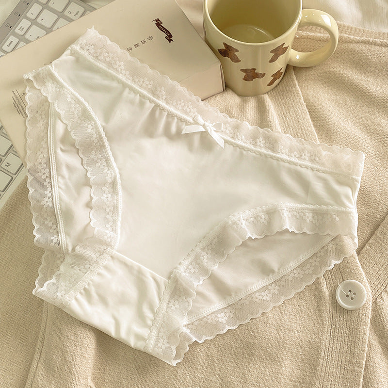 INSTOCK-PACK OF - 2 Ultra-Thin Ice Silk Lace Underwear –