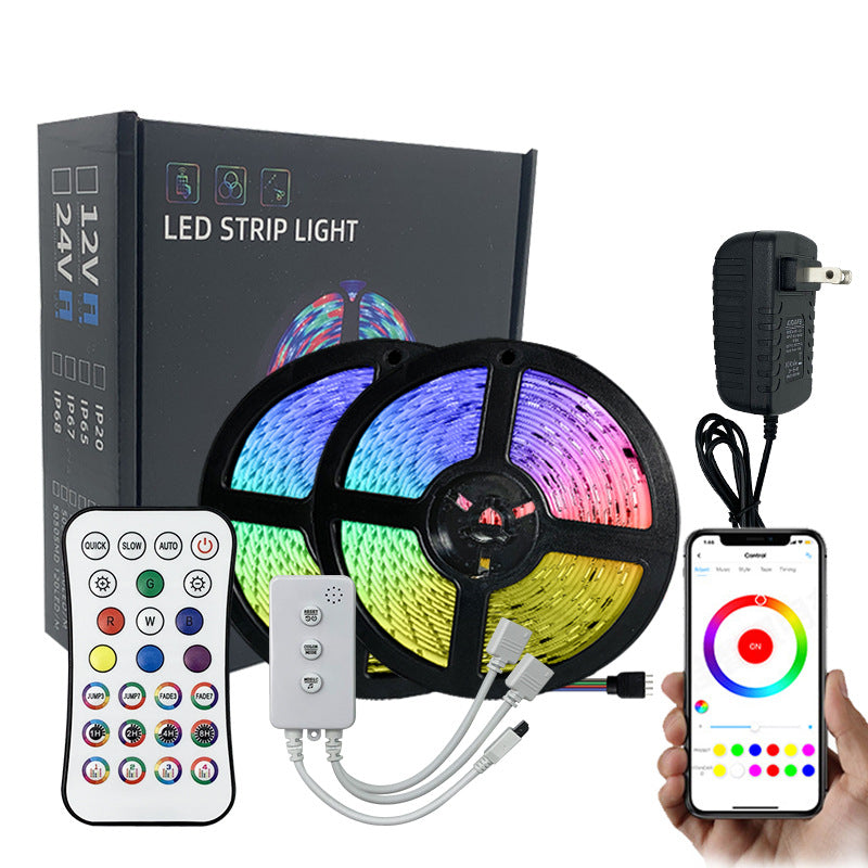 12V 5050 RGB Music WiFi LED Strip – Smart Color-Changin