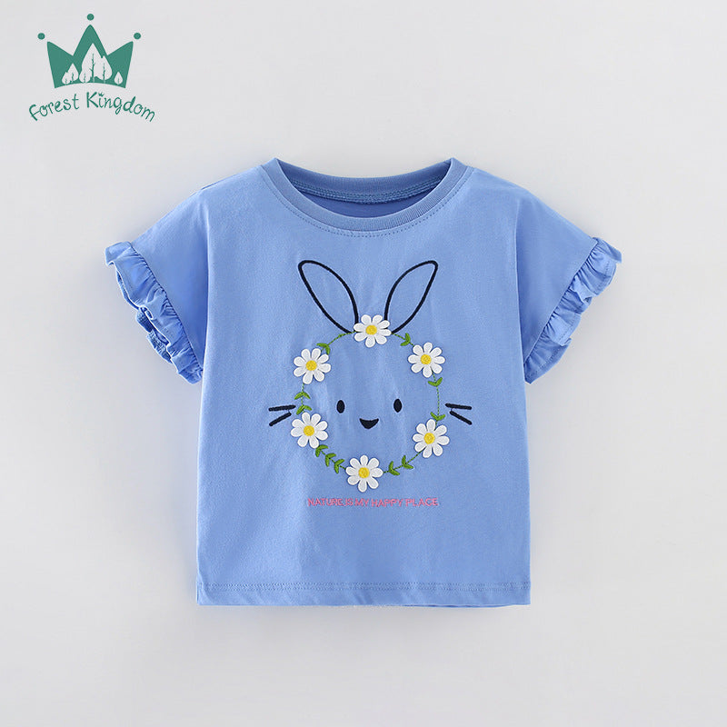 Girls' Summer Loose Tee