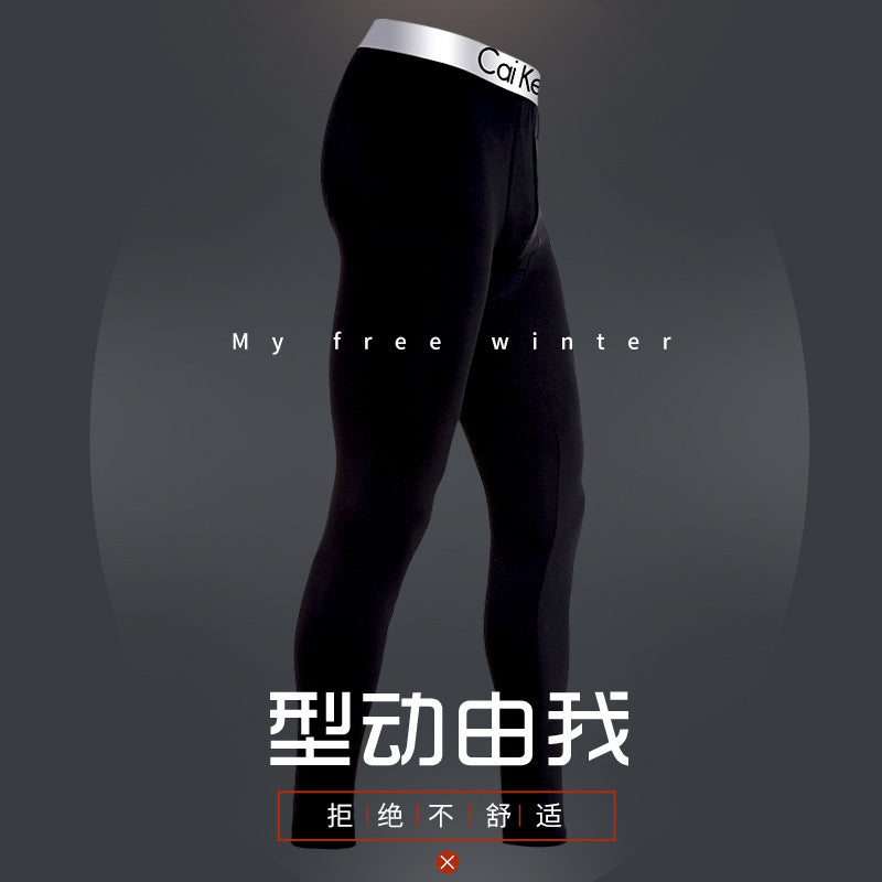 Men’s Slim-Fit Autumn Winter Warm Velvet Pants Large Size