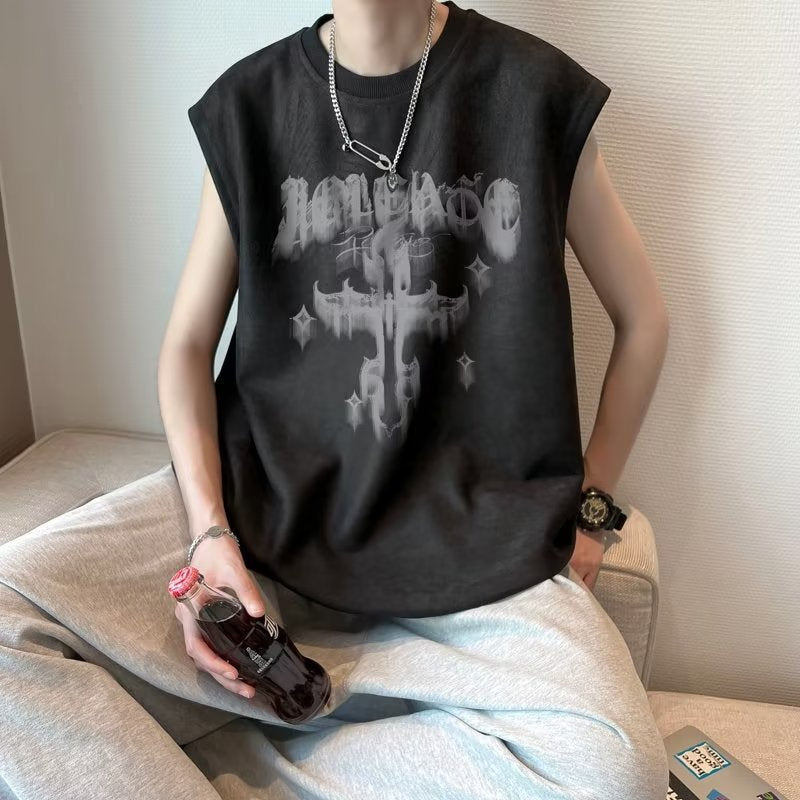 Men’s Suede Sleeveless Vest