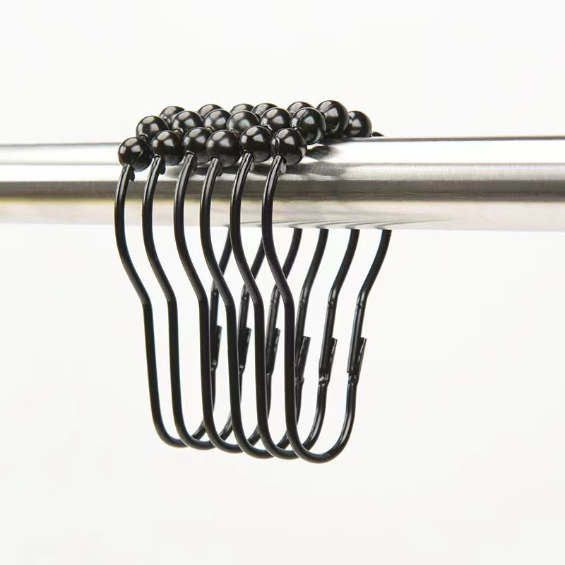 Cross-Border Ball Curtain Buckle Hook Metal Gourd Ring