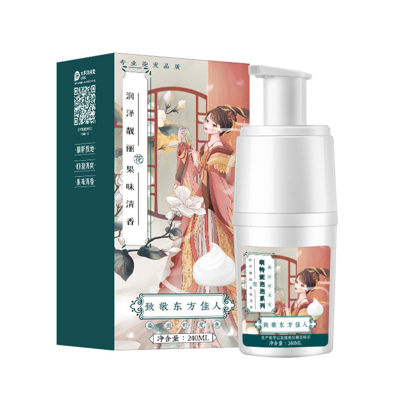 Unisex Bubble Hair Dye Plant-Based Black & Brown