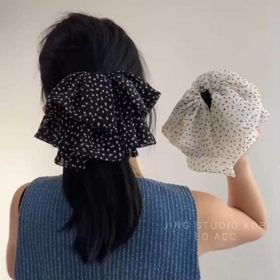 Korean Elegant Bow Hair Clip – Fairy Style Ponytail Grip