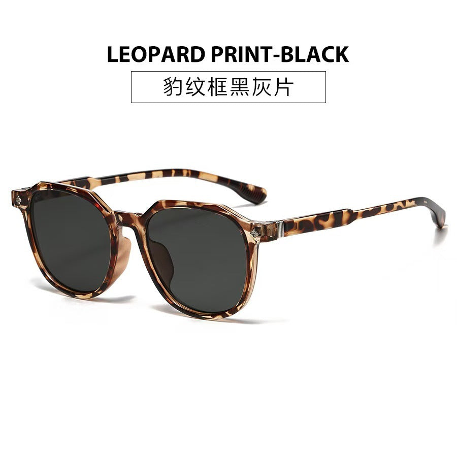 High-End Polygonal Sunglasses for Women UV Protection Trend
