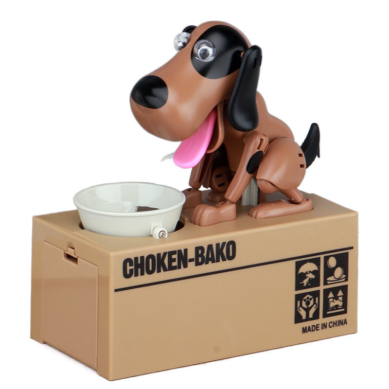 Cartoon Dog Electric Piggy Bank – Kids’ Creative Toy