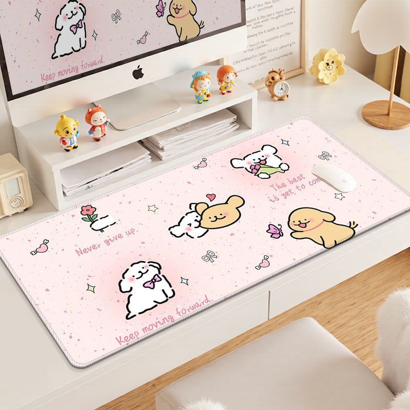 Line Puppy Extra Large Mouse Pad with Wrist Support