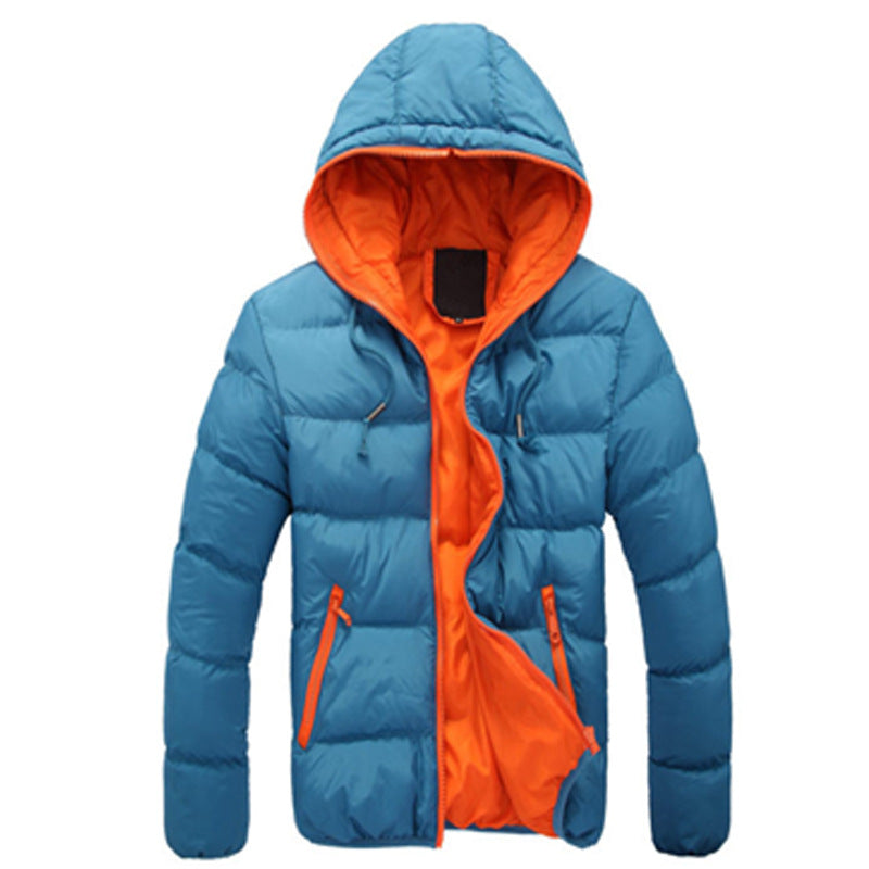 STOCK-2025 Men’s Winter Hooded Cotton-Padded Jacket – Thick