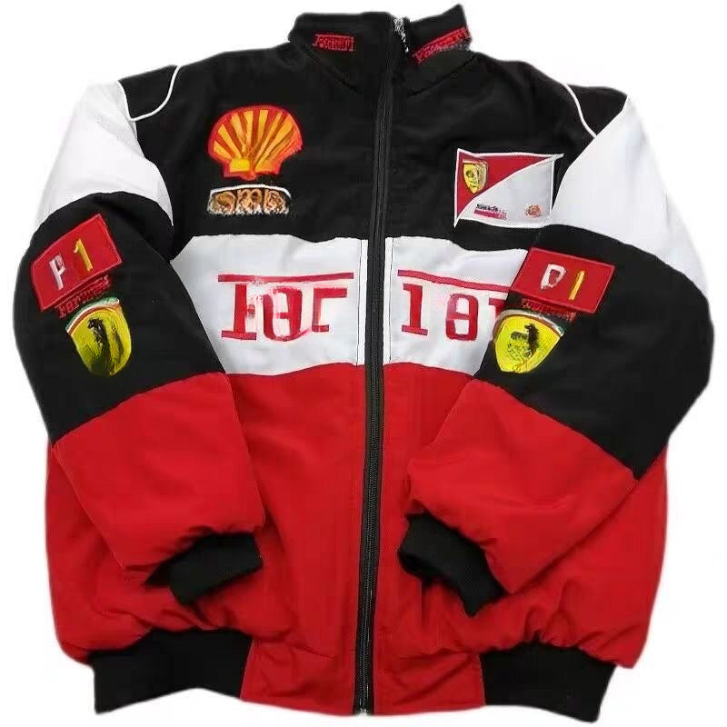 INSTOCK-Ferrari F1 Retro Mens Racing Suit 2025