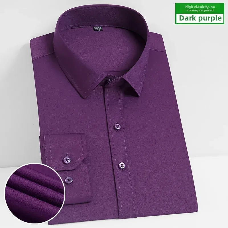 Men's Slim White Shirt | Non-Iron Business Style