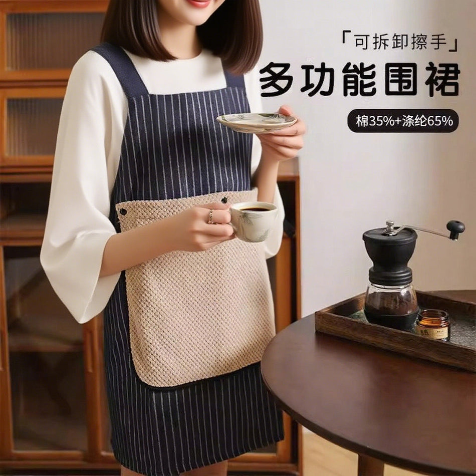 Waterproof & Oil-Proof Removable Kitchen Apron