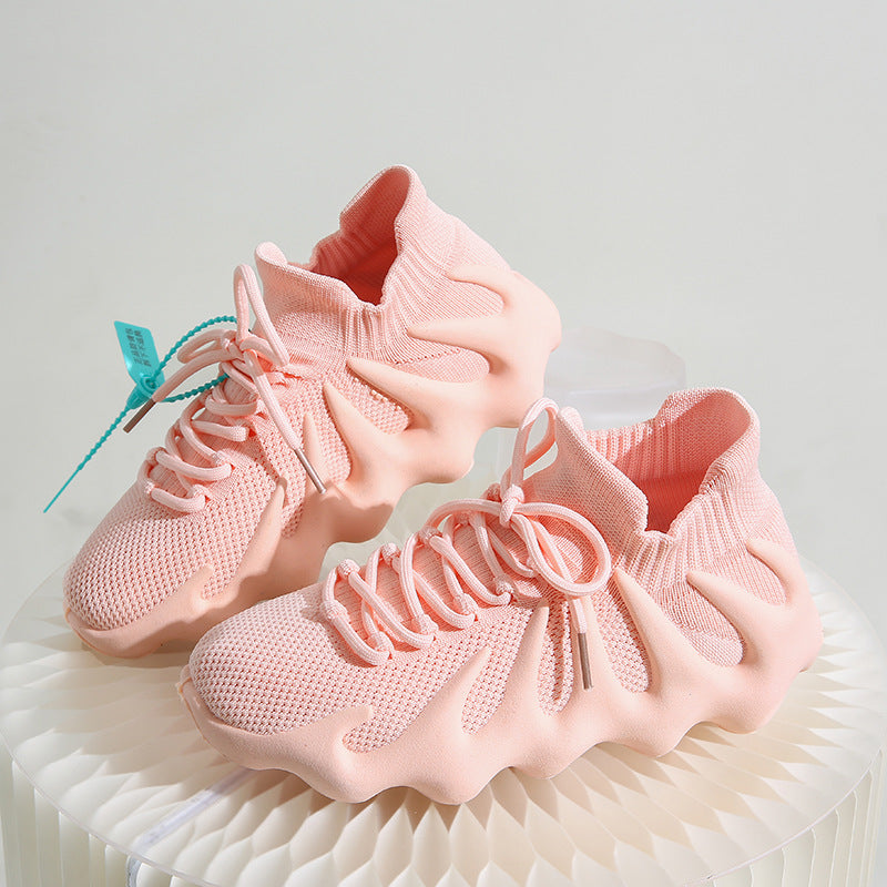 2025 Korean Flying Weave Octopus Sneakers – Trendy & Comfy