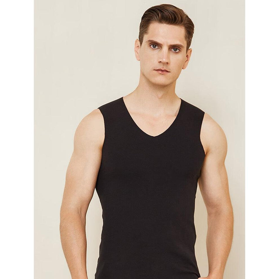 Men’s Thermal Vest Double-Sided Velvet Fleece-Lined Sleeveless