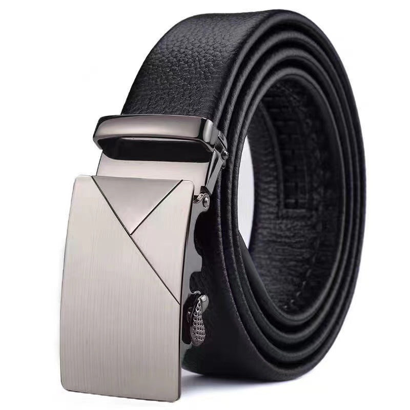 Men’s Imitation Leather Belt – Automatic Buckle Trendy Style