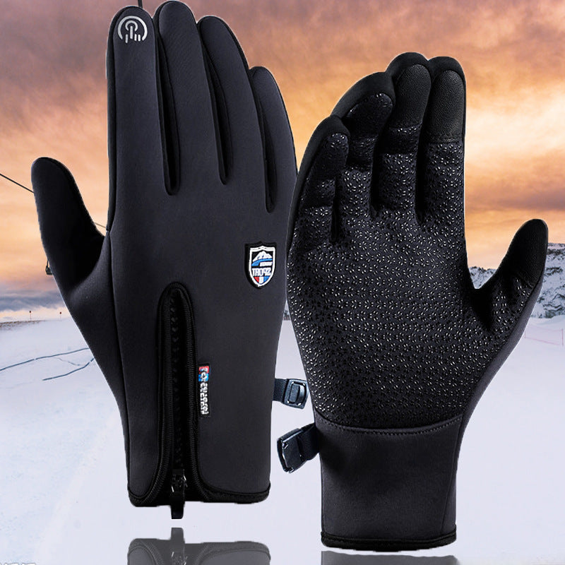 Unisex Waterproof Ski Gloves – Warm Velvet Windproof Winter