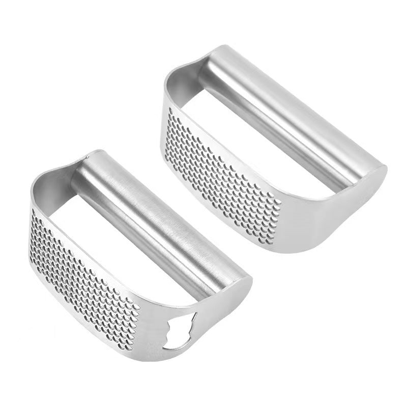 Stainless Steel Manual Ring Garlic Press Multi-Use Tool