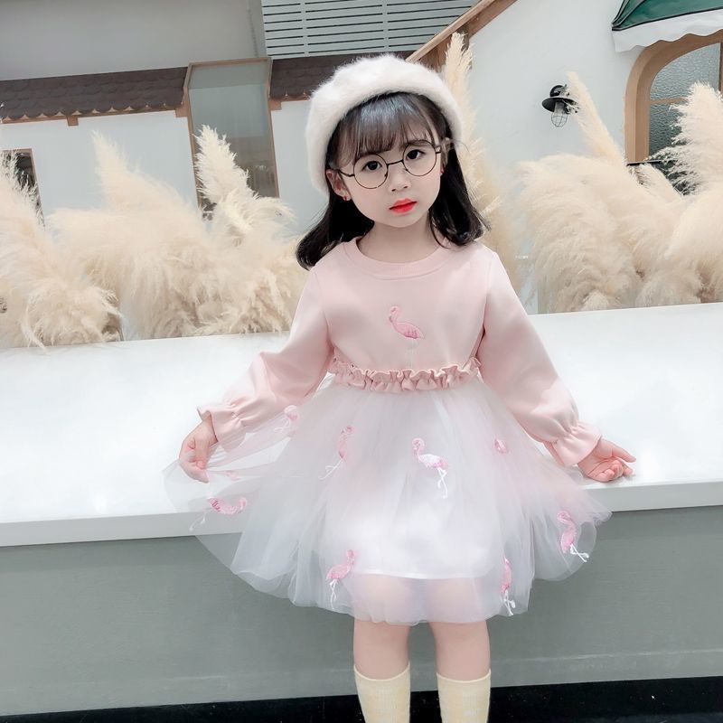 STOCK-Korean Fairy Mesh Princess Pant Skirt for Baby Girls Autumn