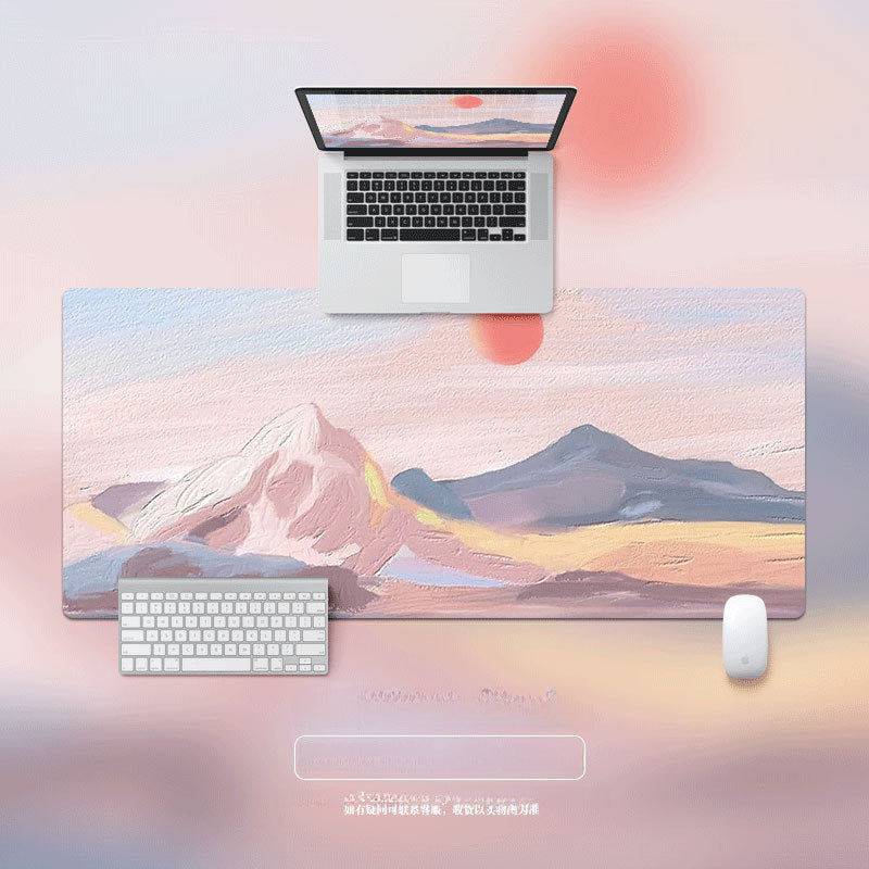 Nordic Art Oversized Mouse Pad for Desk & Gaming